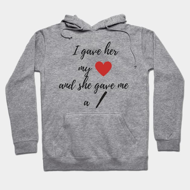 I Gave Her My Heart Hoodie by ryanmcintire1232